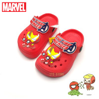 ราคา พร้อมส่ง Marvel Spiderman Captain Ironman ลิขสิทธ์แท้ รุ่น ML54 ML55 มีไฟ รองเท้าเด็กหัวโต ทรง Crocs (13432731899)