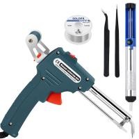 ราคา หัวแร้งปืน 60W หัวแร้งบัดกรี 220V Soldering iron อุณหภูมิ 480 C อุปกรณ์บัดกรีป้อนตะกั่วอัตโนมัติ ปืนหัวแร้ง หังแร้งบัดกรี ปืนบัดกรี หัวแร้งบัดกรีไฟฟ้า (25712546573)