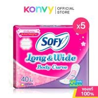 ราคา Sofy แผ่นอนามัย Long amp Wide Body Curve Scented 40pcs x 5 Packs โซฟี แผ่นอนามัยมีกลิ่นหอม นูนกระชับ ซึมซับมั่นใจ (25234775780)