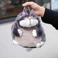 ราคา QFDI กระเป๋าลิ้นชักแมวลูซิเฟอร์กระเป๋าหูรูดสำหรับผู้หญิงถุงย่ามหูรูดผ้ากำมะหยี่น่ารัก (17288826028)