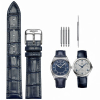 ราคา สายนาฬิกา Seiko Mens หนัง สีน้ำตาล สีดำ กันน้ำ Sea Monster Beef Steak 20MM22 ความหนาปานกลาง หัวเข็มขัดแบบแบน (23955628630)