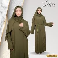 ราคา ชุดเดรสยาว พร้อมผ้าคลุมฮิญาบ เป็นชุดสำหรับสตรีมุสลิม เรียบง่าย IN20 (24698350854)