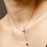 ราคา URPALS สร้อยคอ สร้อยคอไฮโซ ตัวเรือน Stainless ชุบทอง 18K ใส่อาบน้ำ ออกกำลังกายได้ (25793267528)