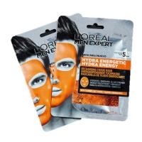 ราคา LOreal Men Expert Hydra Energetic Face Mask ลอรีอัล เมน ไฮดร้า เฟช มาส์ก 30ml 2แผ่น (16183280261)