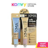 ราคา KMA Set 2 Items Secret Poreless Skin Primer 15ml Water Resist Liquid Foundation 12ml 06 Warm Sand เซทรองพื้น (24928506404)