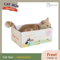 ราคา KAFBO Cat box กล่องมะม่วง กล่องแมว กล่องลังแมว บ้านแมว ที่ลับเล็บแมว ที่ฝนเล็บแมว (896874573)