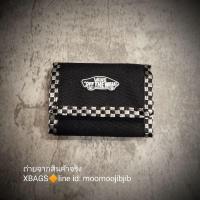 ราคา Vans กระเป๋าสตางค์ 3 พับ แต่งขอบผ้าลายสก็อต ผ้าหนา ช่องเยอะ โลโก้นูน (19264178172)