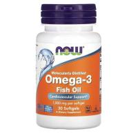 ราคา พร้อมส่ง น้ำมันปลา Now Foods Omega 3 Fish Oil 1000mg 30200 Softgels (25265038058)