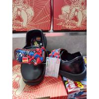 ราคา รองเท้าอนุบาลชาย CHAPPY รองเท้านักเรียนชายสีดำ รองเท้าพละอนุบาล ลายสไปเดอร์แมน พร้อมส่ง มีไฟ (25497507760)