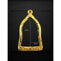 ราคา ตลับพระ ตลับระฆังทองยกซุ้ม งานทองเหลืองบริสุทธิ์หุ้มผิวทอง24k2 8 4 3 (24206571833)