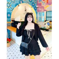 ราคา ชุดใส่เที่ยวผับสาวอวบอ้วน ชุดแซ่บๆสาวอวบ สีแดง สีดำ สีชมพู สีส้ม (25066726445)