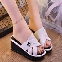 ราคา รองเท้า แตะหญิง รองเท้าผู้หญิง รองเท้าแตะส้นตึกหญิง รองเท้าส้นตึก 932 (16800054290)
