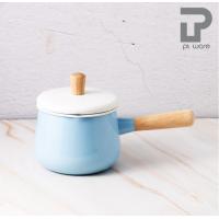 ราคา หม้อด้ามเคลือบอินาเมล ตรานกเพนกวิน ขนาด 1 5ลิตร สีฟ้า (7511110828)