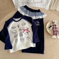 ราคา FENHONGWU ชุดเสื้อแขนยาวและกางเกงขายาวลายคิตตี้สำหรับเด็กผู้หญิง (26072573520)