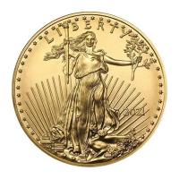 ราคา In Stock 27 2 5Mm US Walking Liberty Gold Coin 1 2Oz Gold Plated Eagle Commemorative Coins (22919016597)
