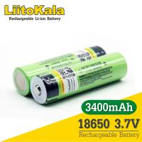 ราคา หัวนูน ถ่านชาร์จ Li ion Liitokala NCR18650B 3 7V 3400mAh (23780638289)