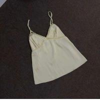 ราคา Gooddsy bkk Betty เบตตี้ เสื้อสายเดี่ยวผ้าซาติน เสื้อสายเดี่ยวผ้าซาติน แต่งลูกไม้ เสื้อสายเดี่ยวแฟชั่น (25620594871)