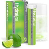 ราคา เม็ดฟู่เกลือแร่รสมะนาว Hydralyte Efferuescent Electrolyte Tablets สำหรับชงดื่มเพื่อทดแทนน้ำ และเกลือแร่ที่สูญเสียไป ช่วยบรรเทาอาการขาดน้ำที่เกิดจากอาการ อาเจียน ท้องร่วง เหงื่อออกมาก จากการกำลังกายอย่