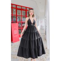ราคา White dress พร้อมส่ง เดรสยาวสายผูกหลัง ผูกคอ งานสวยหรู เดรสโชว์หลัง เดรสไปทะเล ชุดเดรสยาว เดรสผู้หญิง Mookrinstyle (16719148320)