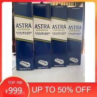 ราคา ASTRA ใบมีดโกน 2คม ของแท้ 100 ใบมีดแอสตร้าคมมากเหมาะสำหรับโกนหนวดตามร้านตัดผมใช้ ใน1กล่อง มี 100ใบ (24899761451)