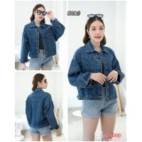 ราคา Jacket แจ็คเก็ตยีนส์แขนยาว เสื้อคลุมยีนส์ เสื้อยีนส์สาวอวบ เสื้อยีนส์คอตตอนใส่ได้ทุกดอกาศ (16174719536)
