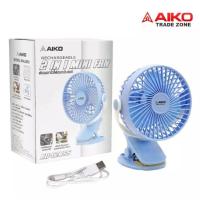 ราคา AIKO พัดลมชาร์จ ไฟแบบคลิปหนีบ ปรับความแรง 3 ระดับ หนีบได้ตั้งโต๊ะ ได้ ชาร์จ ไฟ USB หรือ Power Bank พร้อมสายชาร์จ 1 เส้น รุ่น KN 2855 (3762106433)
