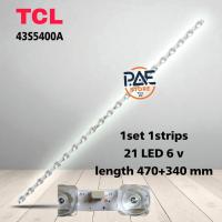 ราคา BLTC000031 หลอดเเบล็คไลท์ทีวีทีซีแอล BACKLIGHT TCL รุ่น 43S5400A 1 set 21 LED 6 V ยาว 470 340 mm (24915481935)