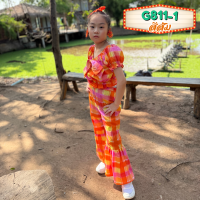 ราคา ชุดย้อนยุคเด็ก ชุดลายดอกสงกรานต์ ชุดงานวัดลายดอก ชุดทองกวาวเด็ก (24186535157)