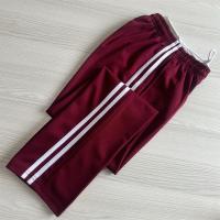 ราคา กางเกงวอร์ม ขาปล่อย สีแดงเข้ม แต่งแถบขาว ชาย หญิง AG HCseries พร้อมส่ง (23888187974)