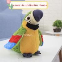 ราคา พร้อมส่ง นกแก้วพูดได้ ตุ๊กตานกแก้วพูดได้ พูดตามได้ทุกภาษา มีเพลง รุ่นชาร์จ USB (16613186660)