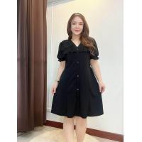 ราคา เดรสสีดำแฟชั่นน่ารักๆค่ะ งานสุภาพได้ รอบอก 40 48 นิ้ว (25711123932)