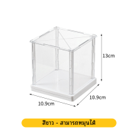 ราคา กล่องอะคริลิกใสสำหรับจัดแสดงและเก็บรักษาตุ๊กตาและของเล่น กล่องจัดแสดงกันฝุ่นเหล่านี้เหมาะอย่างยิ่งสำหรับการใช้งานร่วมกับกล่องจัดแสดงของ Popmart และขาตั้งจัดแสดงแบบหมุนได้โปร่งใส (26071657164)
