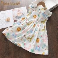 ราคา Bear Leader Cartoon Print Baby Girls Princess Dress New Fashion Summer Floral Dresses Toddler Kid Party Clothes Children Animal Vestido (6368520483)