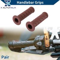 ราคา X AUTOHAUX 7 8 22mm 15 16 24mm Universal Motorcycle Hand Grip Cover Non Slip Rubber Handlebar Grip for Motorcycle Scooter Bicycle ATV Brown 1pair (24974593342)