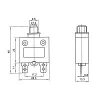 ราคา YUXI 1PCS 3A 4A 5A 6A 7A 8A 10A 12A 15A 20A Circuit Breaker Overload Protector Switch Fuse Overload Overcurrent Reset Insurance (17703534138)
