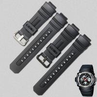 ราคา สายนาฬิกายางเหมาะสำหรับ AW 590 AW 591 G Shock AWG M100 AW590นาฬิกาทดแทนได้ AW591 (22767026399)