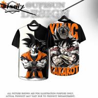 ราคา OFSDIY เสื้อผู้ชายการ์ตูนญี่ปุ่น Dragonball ตัวอักษรพิมพ์เสื้อยืดเสื้อสเวตเตอร์ลาย Kakarotเสื้อผู้ชายอะนิเมะญี่ปุ่นเสื้อยืดกีฬา Breathable หลวม (24315621527)