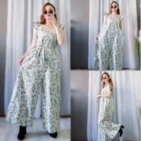 ราคา จั้มสูทขายาว จั้มหมีผ้าฝ้ายลายดอกเดซี่ (21459492073)