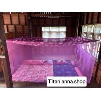 ราคา มุ้งกันยุง มุ้ง 4 หู ขนาด 3 5 ฟุต 5 ฟุต 6 ฟุต 8 ฟุต 9 ฟุต 12 ฟุต หลังคาผ้ากันฝุ่น ลายน่ารัก สินค้าพร้อมส่งมาก (18687858172)