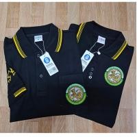 ราคา SAKOL โปโลผ้าTK มีปักแขน ปักหลัง เสื้อโปโล สีดำ เสื้อดำ ปักตรา อปท มหาดไทย ท้องถิ่น อบต เทศบาล (24544242957)
