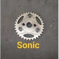 ราคา เฟืองบิดแคม เฟืองแคมสไลด์ Sonic125 งานเกรดAโซ่ลงร่องสนิท (26246498988)