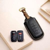 ราคา ซองหนังแท้ ใส่กุญแจรีโมทรถยนต์ รุ่นหนังกลับ Toyota Fortuner TRD Camry HybridLegenderAltisCorolla Cross 2015 26 (16831710562)