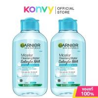 ราคา Garnier Skin Naturals Micellar Cleansing Water Salicylic Bha 125ml x 2pcs ผลิตภัณฑ์ทำความสะอาดผิวหน้า การ์นิเย่ (126601845342)