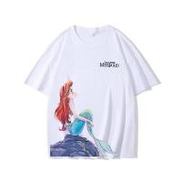 ราคา เสื้อยืดใหม่Disney The Little Mermaid ขนาดใหญ่สไตล์เกาหลี ขนาดเต็มS 5XL (19664101770)