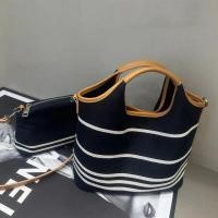 ราคา กระเป๋าถือลายทางยีนส์สไตล์เกาหลี กระเป๋าสะพายไหล่แบบลำลองสำหรับคุณแม่และเด็ก กระเป๋าสะพายข้างแบบสะพายข้าง กระเป๋าผ้าใบสไตล์ไฮเอนด์สำหรับผู้หญิง (24121084339)