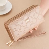 ราคา กระเป๋าใส่โทรศัพท์มือถือแบบยาวสำหรับผู้หญิง ความจุขนาดใหญ่ กระเป๋าสะพายไหล่แบบมีซิปสองชั้น กระเป๋าแฟชั่นสำหรับคุณแม่ (21742275112)