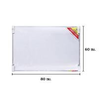 ราคา ชนิดธรรมดา กระดานไวท์บอร์ด 40x60 60x80 ซม ติดผนังแถมปากกา 4 ด้าม และที่ลบกระดาน 1 ชิ้น กระดานลบได้ White Board (24721536146)