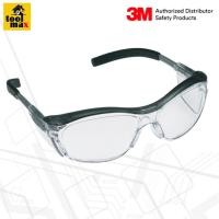 ราคา 3M แว่นตานิรภัย รุ่น Nuvo 11411 เลนส์ใส กรอบสีเทา (24357659329)
