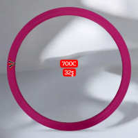 ราคา ขอบล้ออลูมิเนียมเปล่า 700C แอโร่สองชั้น 40 มม 32 รู Double Wall Alloy Rim ขอบล้อจักรยานเสือหมอบ fixed gear (25409987299)