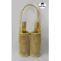 ราคา ชะลอมที่ใส่ขวดน้ำผึ้งแบบคู่ เคลือบเงาอย่างดี ตะกร้าใส่ขวดเหล้า ตะกร้าไวน์ ตะกร้าใส่ขวด ที่ใส่ขวด ตะกร้าใส่ขวดน้ำผึ้งก้านมะพร้าว (22849137383)